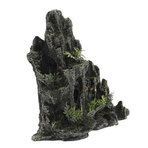 TOYANDONA Natürliche Desktop Aquarium Dekor mit Resin Felsen Kompakte Fischbecken-deko Natürliche Versteckmöglichkeit für Fische Sichere und Langlebige Aquarien-Ornamente Stilvolle TOYANDONA Natürliche Desktop Aquarium Dekor mit Resin Felsen Kompakte Fischbecken-deko Natürliche Versteckmöglichkeit für Fische Sichere und Langlebige Aquarien-Ornamente Stilvolle von TOYANDONA