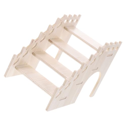 TOYANDONA Natürliche Hamster Kletterleiter aus Holz Sichere Glatte Oberfläche Langlebiges Geruchloses Kleintier Verstecken Klettern und Entspannen im Käfig für Hamster und Meerschweinchen TOYANDONA Natürliche Hamster Kletterleiter aus Holz Sichere Glatte Oberfläche Langlebiges Geruchloses Kleintier Verstecken Klettern und Entspannen im Käfig für Hamster und Meerschweinchen von TOYANDONA