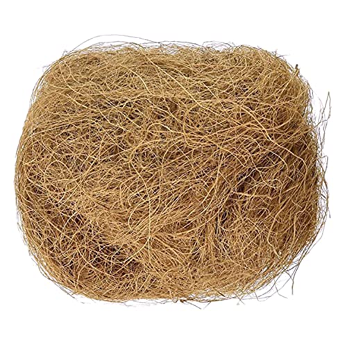 TOYANDONA Natürliche Kokosfaser Nistmatte Atmungsaktive Vogel Nistunterlage Warmhaltendes Nestmaterial für Wellensittiche Tauben Papageien und Andere Vögel Geeignet als Einstreu und von TOYANDONA