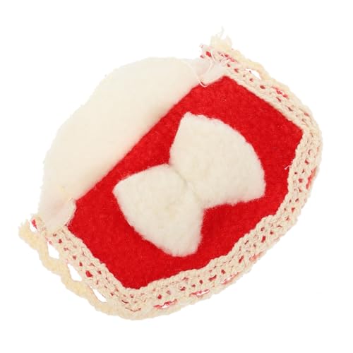 TOYANDONA Niedliche Haustierweste für Kaninchen und Meerschweinchen Atmungsaktiv Rote Kleine Haustierkleidung Dekorative Hasenweste Bequemes Leichtes Shirt für Kleine Tiere von TOYANDONA