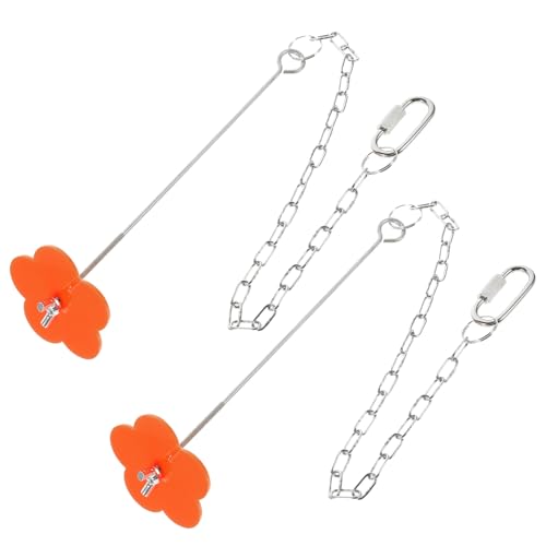 TOYANDONA Obstgabel aus Edelstahl Spieß klein gemüsehalter vogelkäfig zubehör Vogelzubehör für Sittiche Bird Toys Futtermittel für Papageien Vogelfutterhalter Rostfreier Stahl von TOYANDONA