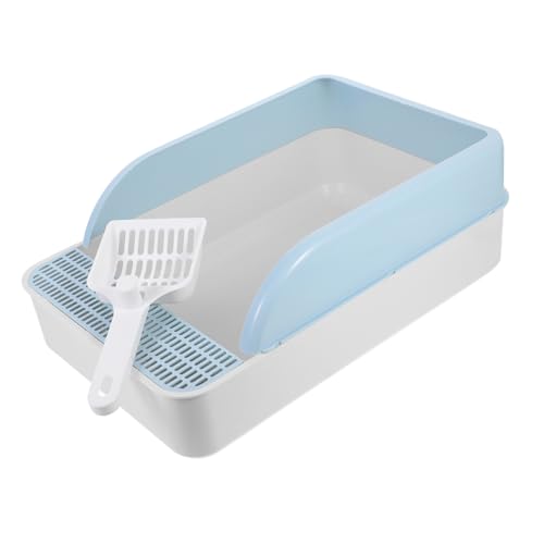 TOYANDONA Offene Katzentoilette Mit Spritzwassergeschützt Aus Robustem Material Für Haustiere Hält Frisch TOYANDONA Offene Katzentoilette Mit Spritzwassergeschützt Aus Robustem Material Für Haustiere Hält Frisch von TOYANDONA