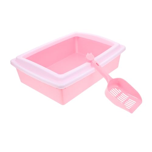 TOYANDONA Offene Katzentoilette Mit Sprühschutz Abnehmbare Und Extra Große Kunststoff Katzentoilette Für Kätzchen Und Erwachsene Katzen Für Drinnen TOYANDONA Offene Katzentoilette Mit Sprühschutz Abnehmbare Und Extra Große Kunststoff Katzentoilette Für Kätzchen Und Erwachsene Katzen Für Drinnen von TOYANDONA