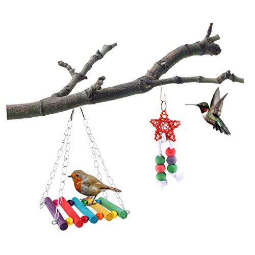 TOYANDONA Papagei Kauspielzeug Kauen Barsch Papageien Für Abs Sittiche Bunt Hängend Vogel Papagei Schaukel Kauspielzeug Haustier Vogelkäfig Hölzern TOYANDONA Papagei Kauspielzeug Kauen Barsch Papageien Für Abs Sittiche Bunt Hängend Vogel Papagei Schaukel Kauspielzeug Haustier Vogelkäfig Hölzern von TOYANDONA