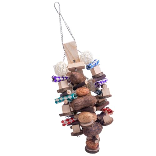TOYANDONA Papagei Kauspielzeug Vögel Zubehör Vogelspielzeug Papageienspielzeug Sichtweite Vogelkauspielzeug zum Beißen von Papageien hängendes Kauspielzeug Sittich Buche TOYANDONA Papagei Kauspielzeug Vögel Zubehör Vogelspielzeug Papageienspielzeug Sichtweite Vogelkauspielzeug zum Beißen von Papageien hängendes Kauspielzeug Sittich Buche von TOYANDONA
