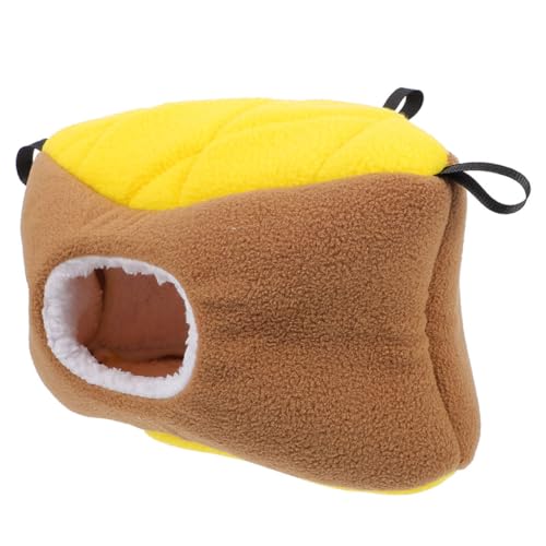 TOYANDONA Papageien Hängematte aus Baumwolle Warmes Schlafbett für Kleine und Mittlere für Wellensittiche und Frettchen Angenehmes Wohnumfeld für Haustiere von TOYANDONA