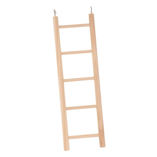 TOYANDONA Papageienkäfigleiter aus Holz Kletterspielzeug für Kleintiere zu Installieren Design für Sittiche Turteltauben Hamster TOYANDONA Papageienkäfigleiter aus Holz Kletterspielzeug für Kleintiere zu Installieren Design für Sittiche Turteltauben Hamster von TOYANDONA