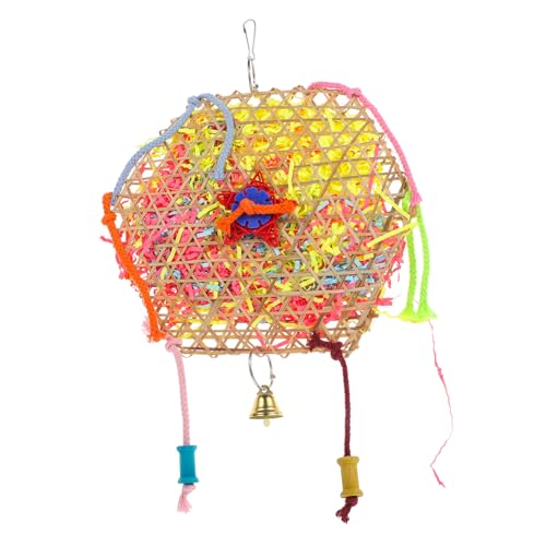 TOYANDONA Papiervogelspielzeug Futtersuchende Papageien für Vogelbarsche Zubehör für Sittichkäfige Sittiche kauen hängende Spielzeuge Vogel Papagei Schaukel Kauspielzeug hölzern TOYANDONA Papiervogelspielzeug Futtersuchende Papageien für Vogelbarsche Zubehör für Sittichkäfige Sittiche kauen hängende Spielzeuge Vogel Papagei Schaukel Kauspielzeug hölzern von TOYANDONA