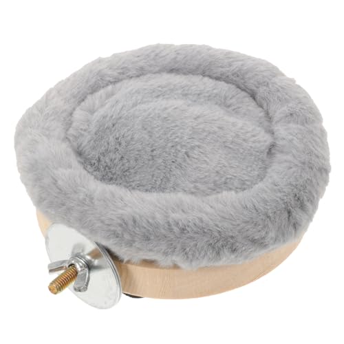 TOYANDONA Parrot Feet Warming Platform Stand Käfig natürlich drinnen Verschachtelung Sitzstangen Papageienbarsch Großer Vogelstange Vögel sitzen Plattform Sittich Barsch hölzern von TOYANDONA