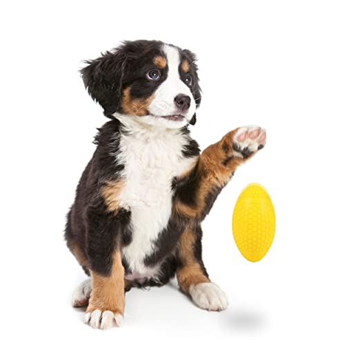 TOYANDONA Pet-Ball Beißspielzeug Für Hunde Kauspielzeug Für Welpen Rugby Ball Spielzeug Haustierspielzeug Für Hunde Haustierbiss Haustier Spielzeug Für Hunde Emulsion Klangkugel Der Hund von TOYANDONA