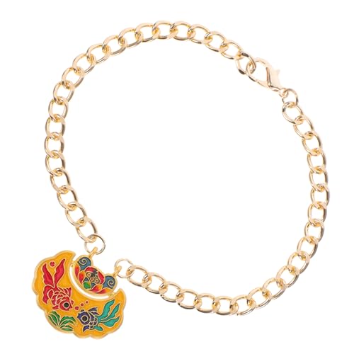 TOYANDONA Pet Metall Lock -anhänger Schloss Halskette Männer Pet Halskette Lock -Charme Pendellanz Haustier-anhänger Hundehalskettenanhänger Haustierschmuck Kettenschloss Schlosskettenkette von TOYANDONA
