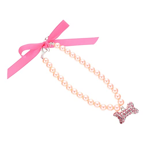 TOYANDONA Pet Pearl Necklace für Dekoratives für Kleine und Mittlere Partys und Festlichkeiten von TOYANDONA