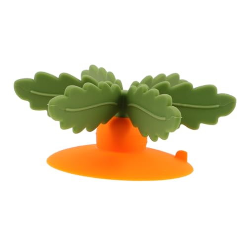 TOYANDONA Pet Slow Feeder Bowl aus für Hunde Antirutsch Design mit Saugnapf Langsame Fütterung für Große Mittlere und Kleine Grün Orange von TOYANDONA