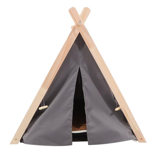 TOYANDONA Pet Tent mit Abnehmbarem Atmungsaktivem Sommerkühlmatte Komfortables Strapazierfähiges Katzenhaus für Drinnen und Draußen Leichtes Halbgeschlossenes Schlafnest für Katzen und von TOYANDONA