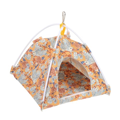 TOYANDONA Pet Vogelhängematte Parrot Hanging Tent Kleines Vogelnest mit Stabilem Gestell und Haken Langlebiges Komfortables Nest für Papageien und Kleine Vögel Schlafen TOYANDONA Pet Vogelhängematte Parrot Hanging Tent Kleines Vogelnest mit Stabilem Gestell und Haken Langlebiges Komfortables Nest für Papageien und Kleine Vögel Schlafen von TOYANDONA