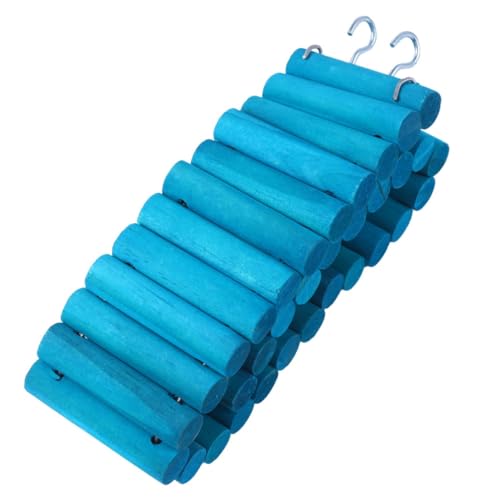 TOYANDONA Pet Wooden Ladder für Hamster Squirrel Papageien Kletterleiter für Kleintiere Fördert Bewegung und Koordination Langlebig und Einfach zu Verwenden von TOYANDONA