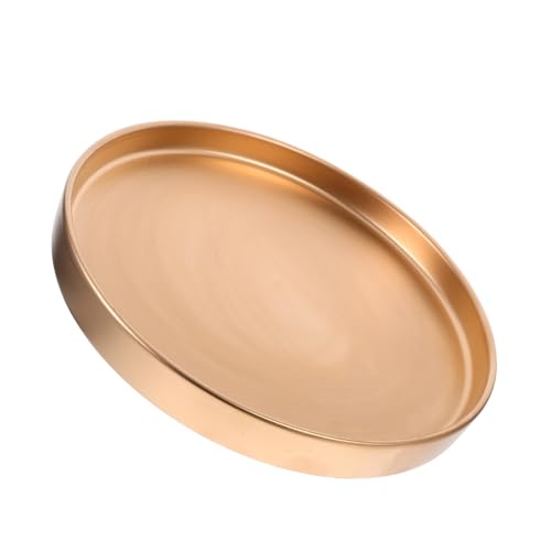 TOYANDONA Pflanzschale Aus Keramik Tablett Für Pflanzentöpfe Pflanzschalen Für Zimmerpflanzen Untersetzer Für Blumentöpfe Pflanzentopfschale Blumen-untertassen-tablett Pflanzenteller Golden von TOYANDONA