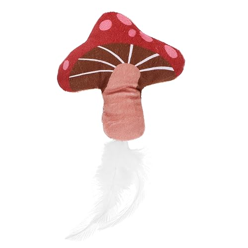 TOYANDONA Plüsch Nips Katze Katzenminze bunt lustig interaktives katzenspielzeug Interactive cat Toy Catnip Toy Haustierspielzeug für Katzen Cartoon-Modellierkatzenspielzeug von TOYANDONA