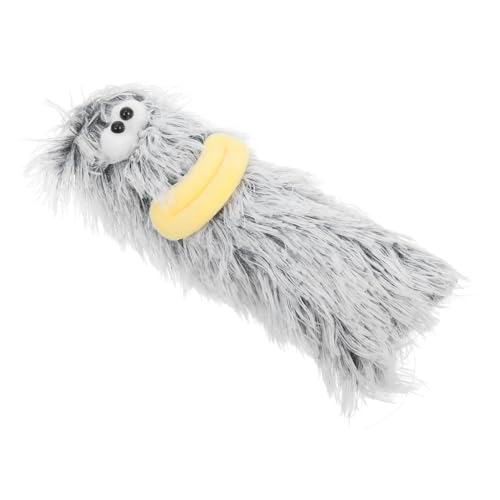 TOYANDONA Plüschkissen Für Haustiere Katzenspielzeug Plüsch Kratzer Katze Kauspielzeug Katzenkissenspielzeug Katzenminze-Katzen Flauschiges Katzenspielzeug Kratzen Light Grey Pp-Baumwolle von TOYANDONA