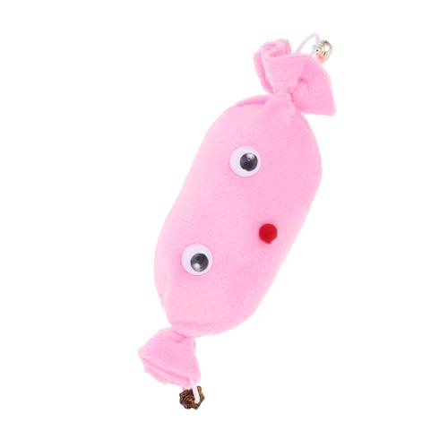 TOYANDONA Plüschspielzeug Für Katzen Katzenspielzeug Katzenjagd Für Katzen Kätzchen Beißspielzeug Kätzchenspielzeug Katzenkauspielzeug Katzenbeißspielzeug Katzenanreicherung Rosa von TOYANDONA