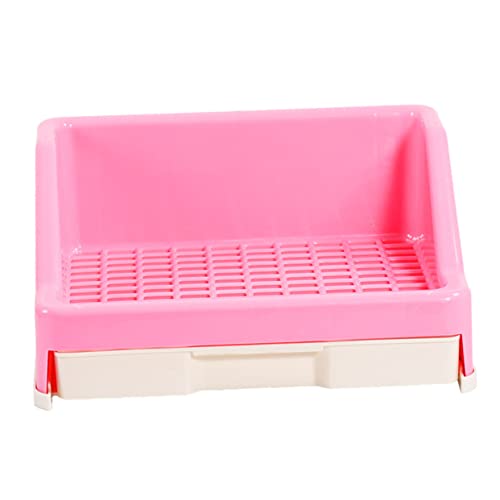 TOYANDONA Praktische Haustier Toilette aus Robustem Großer Kaninchentoilette mit Rutschfestem Bodengitter Spritzschutzfrei für Kaninchen Meerschweinchen und Kleine Haustiere TOYANDONA Praktische Haustier Toilette aus Robustem Großer Kaninchentoilette mit Rutschfestem Bodengitter Spritzschutzfrei für Kaninchen Meerschweinchen und Kleine Haustiere von TOYANDONA