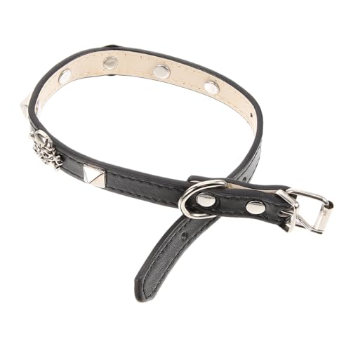 TOYANDONA Punk Stil Haustierhalsband Halloween Verstellbares Hundehalsband mit Schädelmuster für Kleine und Mittlere für Halloween Feiern und Haustiergeburtstage TOYANDONA Punk Stil Haustierhalsband Halloween Verstellbares Hundehalsband mit Schädelmuster für Kleine und Mittlere für Halloween Feiern und Haustiergeburtstage von TOYANDONA