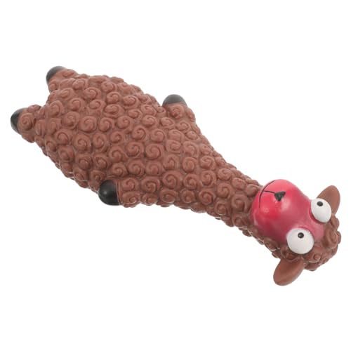 TOYANDONA Quietschendes Kauspielzeug Schaf Form Unzerstörbares für Welpen Training für Fördert Gesunde Zähne und Spaß Beim TOYANDONA Quietschendes Kauspielzeug Schaf Form Unzerstörbares für Welpen Training für Fördert Gesunde Zähne und Spaß Beim von TOYANDONA