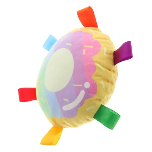 TOYANDONA Quietschspielzeug Für Hunde, Interaktives Donut-förmiges Welpen-soundspielzeug, Plüsch-haustierspielzeug, Süßes Hundekauspielzeug Für Kleine Und Mittelgroße Hunde TOYANDONA Quietschspielzeug Für Hunde, Interaktives Donut-förmiges Welpen-soundspielzeug, Plüsch-haustierspielzeug, Süßes Hundekauspielzeug Für Kleine Und Mittelgroße Hunde von TOYANDONA