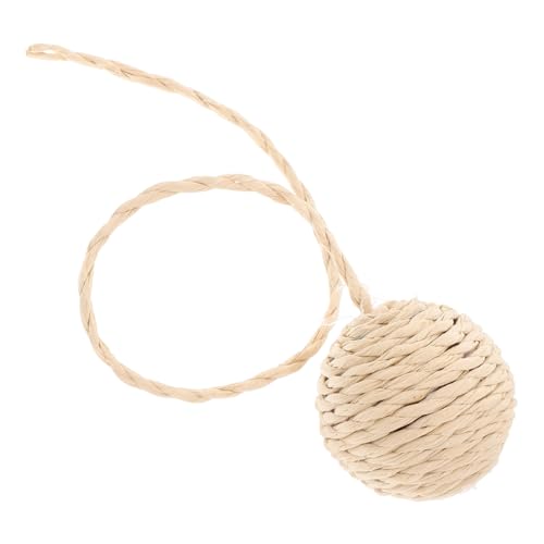 TOYANDONA Rasselball für Kätzchen suchen Zubehör kratzen Katzenspielzeug für Wohnungskatzen Sisal & Kratzball für Katzen Kätzchen Kaubälle für Katzen Katze spielt Ball Papier Beige TOYANDONA Rasselball für Kätzchen suchen Zubehör kratzen Katzenspielzeug für Wohnungskatzen Sisal & Kratzball für Katzen Kätzchen Kaubälle für Katzen Katze spielt Ball Papier Beige von TOYANDONA