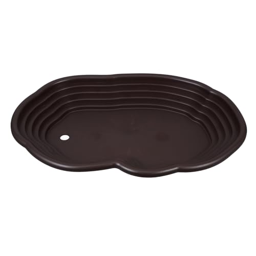 TOYANDONA Reptilien Badewanne Für Schildkröten Wiederverwendbarer Wassernapf Mit Rampe Stabiler Futternapf Und Lebensraum Großes Design Für Komfortables Und Schwimmen TOYANDONA Reptilien Badewanne Für Schildkröten Wiederverwendbarer Wassernapf Mit Rampe Stabiler Futternapf Und Lebensraum Großes Design Für Komfortables Und Schwimmen von TOYANDONA