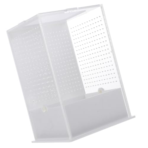 TOYANDONA Reptilien Futterbox Transparent Terrarium mit Belüftung für Spinnen Eidechsen Schlangen Geckos und Kleine Reptilien Zucht und Beobachtungsbox für Insekten und Kriechtiere TOYANDONA Reptilien Futterbox Transparent Terrarium mit Belüftung für Spinnen Eidechsen Schlangen Geckos und Kleine Reptilien Zucht und Beobachtungsbox für Insekten und Kriechtiere von TOYANDONA