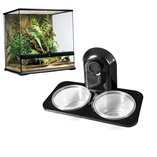 TOYANDONA Reptilien Futternapf Doppelkammer Schüssel Futter und Wasserschale für Kleine Reptilien Wie Eidechsen Skorpione Langlebig und Leicht zu Reinigen Passend für Terrarien TOYANDONA Reptilien Futternapf Doppelkammer Schüssel Futter und Wasserschale für Kleine Reptilien Wie Eidechsen Skorpione Langlebig und Leicht zu Reinigen Passend für Terrarien von TOYANDONA