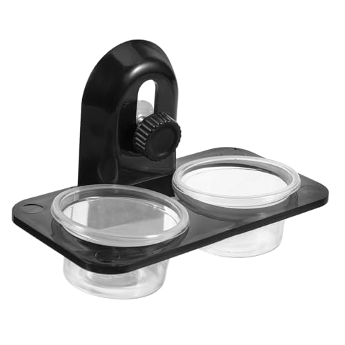 TOYANDONA Reptilien-Futter Wasserschüssel Zum Füttern Von Eidechsen Schildkröten Geckos Robust Leicht Zu Reinigen Vielseitig Für Terrarien Geeignet Schwarze Doppelte Schrauben TOYANDONA Reptilien-Futter Wasserschüssel Zum Füttern Von Eidechsen Schildkröten Geckos Robust Leicht Zu Reinigen Vielseitig Für Terrarien Geeignet Schwarze Doppelte Schrauben von TOYANDONA