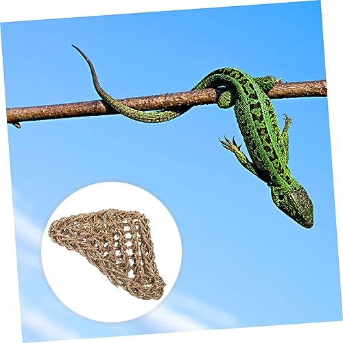 TOYANDONA Reptilien Hängematte aus Strapazierfähigem Material Atmungsaktiv und Langlebig als Schlaf und Spielplatz für Bartagamen Eidechsen und Kleine Reptilien im Terrarium von TOYANDONA
