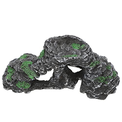 TOYANDONA Reptilien Sonnenbad Plattform Harz Felsen Kletterplattform für Schildkröten Aquarium Dekoration Fischbecken Landschaft Natürlicher Look Langlebig Multifunktional TOYANDONA Reptilien Sonnenbad Plattform Harz Felsen Kletterplattform für Schildkröten Aquarium Dekoration Fischbecken Landschaft Natürlicher Look Langlebig Multifunktional von TOYANDONA
