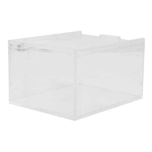 TOYANDONA Reptilienbox mit Wasser und Landumgebung Transparente Zuchtbox für Schildkröten Spinnen Schlangen und Skorpione und Pflegeleicht TOYANDONA Reptilienbox mit Wasser und Landumgebung Transparente Zuchtbox für Schildkröten Spinnen Schlangen und Skorpione und Pflegeleicht von TOYANDONA