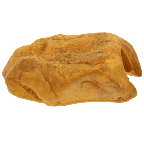 TOYANDONA Resin Reptilienversteck Höhle mit Rampe und Sonnenplattform für Schildkröten und Kleine Kriechtiere Langlebiges Design als Versteck im Terrarium und Gartendeko TOYANDONA Resin Reptilienversteck Höhle mit Rampe und Sonnenplattform für Schildkröten und Kleine Kriechtiere Langlebiges Design als Versteck im Terrarium und Gartendeko von TOYANDONA