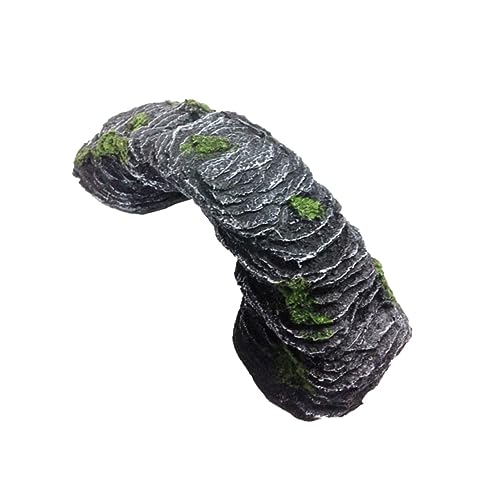 TOYANDONA Resin Schildkröten Basking Kletterrampe Versteck für Aquarium Dekoration Umweltfreundlich Robust mit Großer Oberfläche für Schildkröten Reptilien und Fische von TOYANDONA