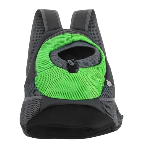 TOYANDONA Rucksack Für Haustiere Atmungsaktiver Katzenrucksack Welpen Rucksack Tragetasche Für Kleine Hunde Rucksackträger Für Kleine Hunde Rucksackträger Für Katzen Oxford-Stoff Hellgrün von TOYANDONA