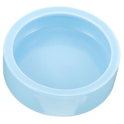 TOYANDONA Rutin-Hühnerfutter Futtermittel für Hühner Fütterung Huhn Futterspender Chicken Feeder Geflügel Futterbehälter Hähnchenfutterhalter Wasserfutterhalter für Hühner Keramik Sky-Blue von TOYANDONA