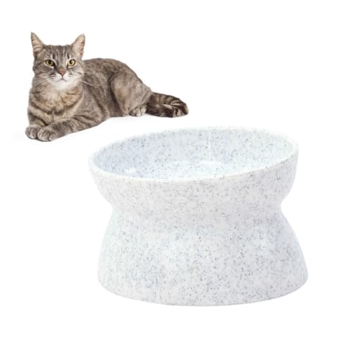 TOYANDONA Rutschfester Haustier futternapf aus Langlebigem PP mit Neigung Beidseitig Nutzbar Marmoroptik Selbstreinigung Kapazität für Katzen und Kleine Hunde TOYANDONA Rutschfester Haustier futternapf aus Langlebigem PP mit Neigung Beidseitig Nutzbar Marmoroptik Selbstreinigung Kapazität für Katzen und Kleine Hunde von TOYANDONA