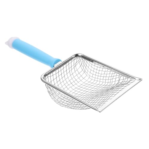 TOYANDONA Schaufel für Katzenstreu Wurfschaufel Katzenstreu Scoop katzenklo zubehör Katzenstreu Entsorgung Edelstahl -Müllschugel Katzenstreuschaufel aus Metall Rostfreier Stahl Sky-Blue TOYANDONA Schaufel für Katzenstreu Wurfschaufel Katzenstreu Scoop katzenklo zubehör Katzenstreu Entsorgung Edelstahl -Müllschugel Katzenstreuschaufel aus Metall Rostfreier Stahl Sky-Blue von TOYANDONA