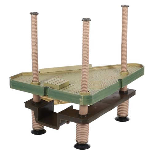 TOYANDONA Schildkröte Plattform Turtle Reptile Kletterleiter Plattform -beinplattform Für Aquarium Wasserstockfroschkrabbe von TOYANDONA