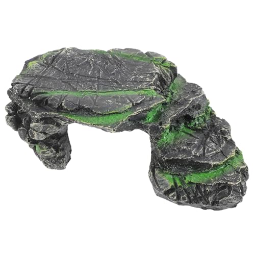 TOYANDONA Schildkröten Basking aus Harz Kletterrampe für Reptilien Dekorative Terrariengestaltung für Aquarien und Terrarien Fördert Bewegung und Gesundheit Schildkröten von TOYANDONA