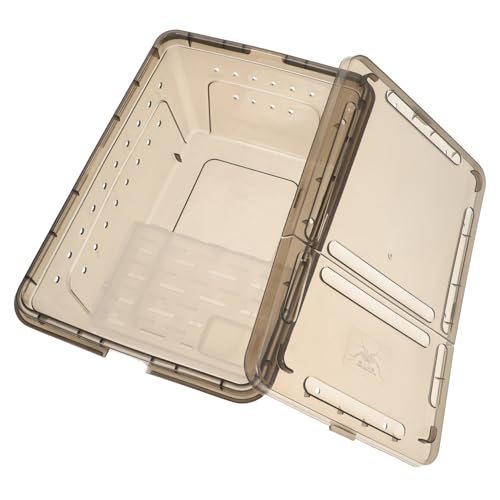 TOYANDONA Schildkröten Tank Mit Transparent Funktion rutschfeste Kletterfläche Tropische Dekoration Für Schildkröten und Kleine Reptilien für Aquarien rutschfeste Kletterfläche Tropische von TOYANDONA