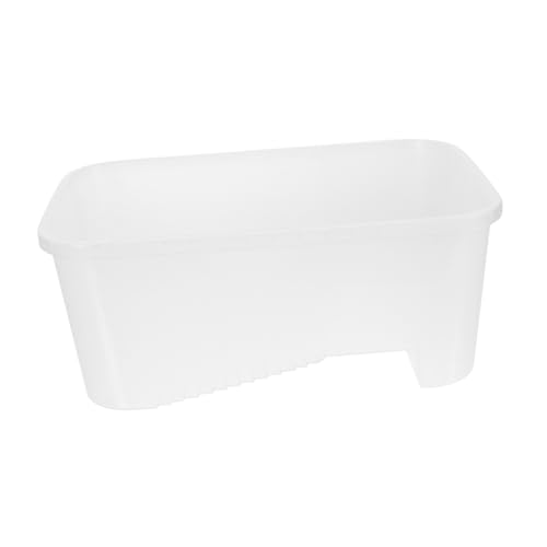 TOYANDONA Schildkrötenbecken klein Panzer Haustier Aquarium aquarien aquaterrarium Reptilienterrarium Turtle Shell Schildkrötenzuchtfall Reptilienbecken aus Kunststoff Plastik Transparent von TOYANDONA