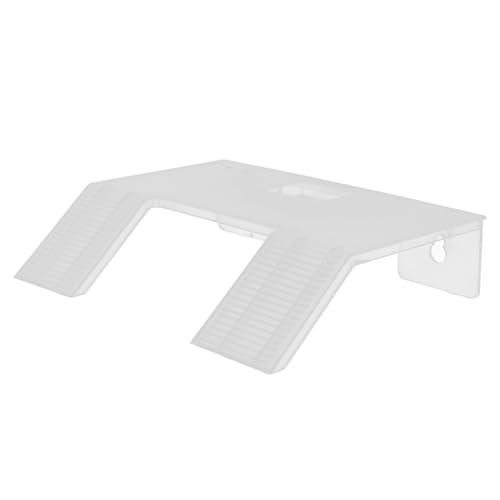 TOYANDONA Schildkrötenplattform für Schildkrötenbecken Turtle Panzerzubehör Dekorationen für Schildkrötenpanzer Schwimmende Schildkrötenterrasse Abs Transparent von TOYANDONA