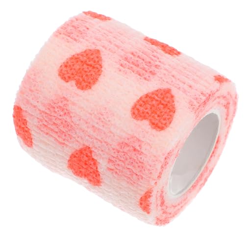 TOYANDONA Selbstklebende Bandage für Haustiere Elastische Wundauflage für Hunde Katzen und Pferde für Verletzte Pfoten und Wunden mit Stilvollem Herzmuster Selbsthaftend für Schnelle und TOYANDONA Selbstklebende Bandage für Haustiere Elastische Wundauflage für Hunde Katzen und Pferde für Verletzte Pfoten und Wunden mit Stilvollem Herzmuster Selbsthaftend für Schnelle und von TOYANDONA