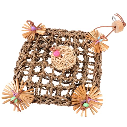 TOYANDONA Sepak Takraw Papageienspielzeug Zubehör für Vogelkäfige Papageienspielzeug für große Vögel zum Aufhängen von Vögeln Nymphensittich hölzern Zufällige Farbe TOYANDONA Sepak Takraw Papageienspielzeug Zubehör für Vogelkäfige Papageienspielzeug für große Vögel zum Aufhängen von Vögeln Nymphensittich hölzern Zufällige Farbe von TOYANDONA