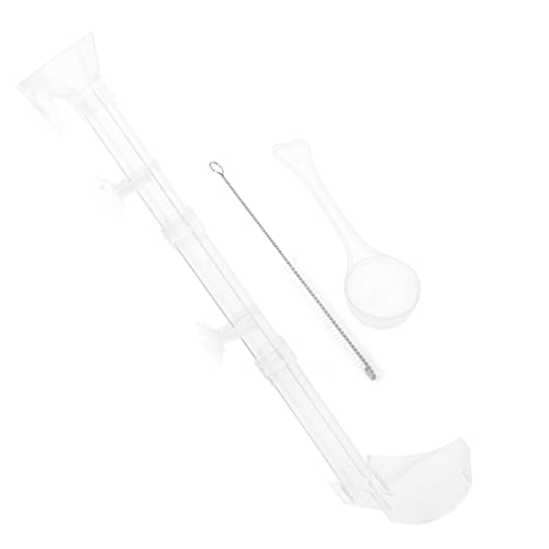 TOYANDONA Shrimp Feeder Tube für Aquarium Transparente Futterschale für Garnelen und Fische zu Reinigen Umweltfreundliches Design zum Füttern im Aquarium von TOYANDONA